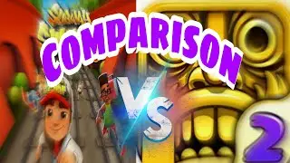 Comparison Gameplay Subway Surfers VS Templerun2