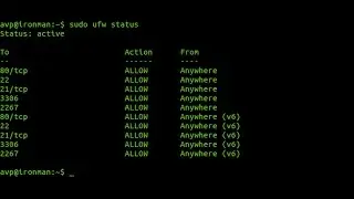 UFW   Uncomplicated Firewall Part I