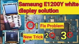 Samsung Guru e1200y white display solution new tric || Samsung Guru white display problem || e1200y