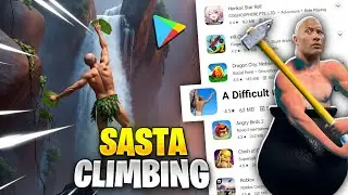 A Difficult Game About Climbing On Mobile (Android) 😱 It's Too Difficult Than Getting Over It !!