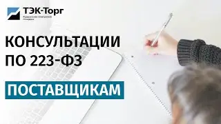 Онлайн-консультация для поставщиков по 223-ФЗ от 17.05.2023