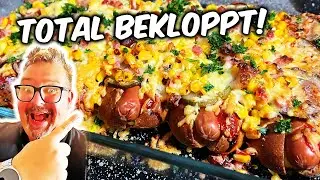 TOTAL BEKLOPPT - der CRAZY AUFLAUF mit HOT DOGs | schnell und einfach selber machen