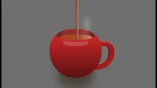 How to make Animated cup of hot chocolate using html and css only | Pouring animation