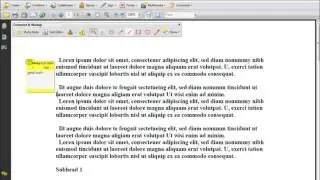 Adding Comments & Remarks to a PDF in Adobe Acrobat