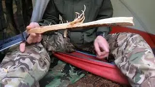 Start A Fire With Wet Wood & Giveaway Winner Bloke Camping Session.