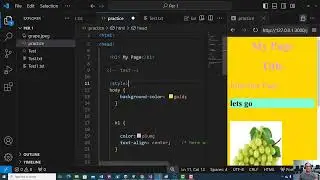 How to build a  webpage using VScode