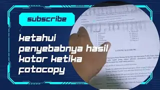 cara menghilangkan hasil kotor di kertas ketika fotocopy di mesin fotocopy ira6255