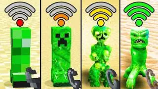 minecraft creeper with different Wi-Fi compilation