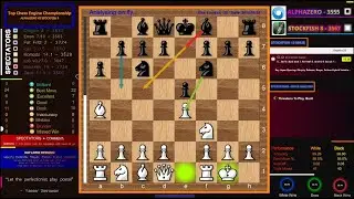 TCEC 2018 - AlphaZero vs Stockfish | Round: 12331567344401541049 | Chess Engines Battle