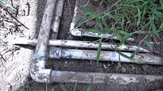 How to Repair a PVC Leak (Sprinkler/Irrigation system) in a Narrow Location