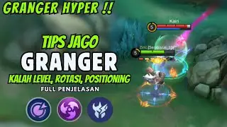CARA MAIN GRANGER HYPER KETIKA KALAH LEVEL!! BUILD & EMBLEM GRANGER TERSAKIT 2024