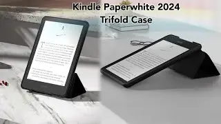 Fintie Trifold Case for 2024 Kindle Paperwhite/Kindle Colorsoft - Two Stand Angles, Full Protection