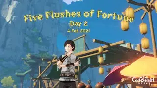Genshin Impact - Five Flushes of Fortune (Event) - Day 2