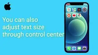 How to increase/decrease Text Size in iphone. Iphone features #apple
