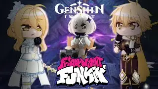 •Crucify but Aether & Lumine sing it •[]Friday Night Funkin' X Genshin Impact X Gacha Club[]•