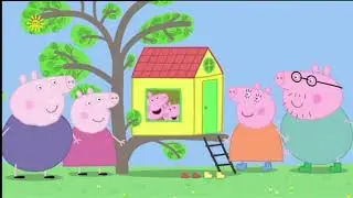Учим английский язык вместе со свинкой Пеппа 1   The Tree House with subtitles