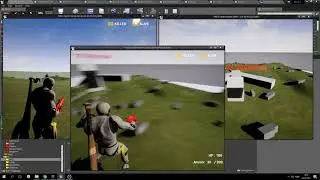 Unreal Engine 4 - Battle Royale Mode. Plane and moving Barrier. MSFS update 1