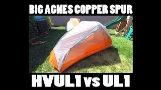Big Agnes Copper Spur HVUL1 vs. UL1