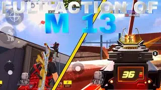 Full action of M13 In Battle ground #codm