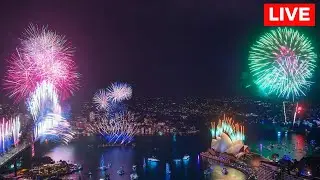 LIVE: Sydney New Year 2025 Fireworks Show in Australia | New Year 2025