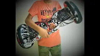 unboxing a hoverboard