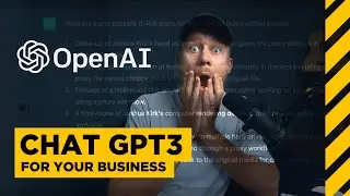 How to use ChatGPT3 and A.I to transform your Video Production Business