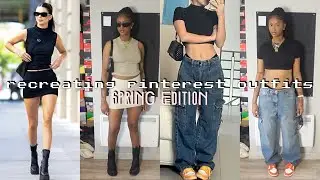 recreating pinterest outfits: spring edition