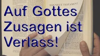 Auf Gottes Zusagen ist Verlass! - Predigt über Josua 21,43-45