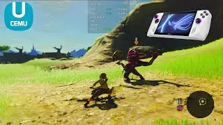 The Legend of Zelda: Breath of the Wild ROG Ally Performance Gameplay | CEMU Wii U Emulator PC