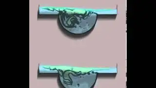SPH simulation of two-phase flow with and without mixability