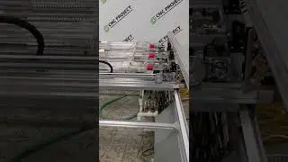Первое включение 6 голового станка СО2