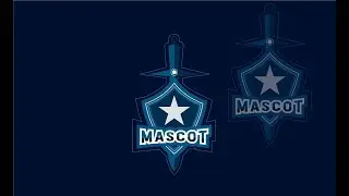 How to design sward and shield Mascot logo in Adobe illustrator