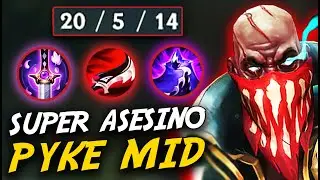 ¡¡PYKE MID NO TIENE SENTIDO en WILD RIFT!!