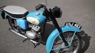 Moving abroad selling of classic bikes collection BSA Bantum D7 1962