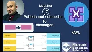 NET Maui Xaml #17 : تمرير البيانات بالرسائل - Publish and subscribe to messages