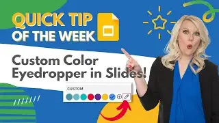 Custom Color Eyedropper in Google Slides