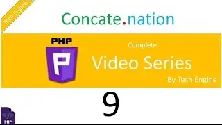 coding in php (Hindi) - 9. Concatenation in php.