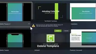 Camtasia 2020 - Templates