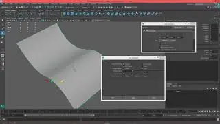 Maya: loft curve