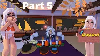 PART 5 🍂 Autumn Castle Speed Build GIVEAWAY❗ #adoptme #roblox #building #build #giveaway #win #free