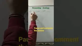 Reasoning analogy #shorts #reasoningtricks #ssc #analogy #rrb #competition