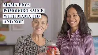 Pomodoro Sauce with Mama Fio and Zoe Saldana | My Family Recipe