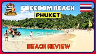 🇹🇭 Freedom Beach PHUKET THAILAND (Perfect little hidden beach in Karon) 4K Guide Tour/4K Beach Walk