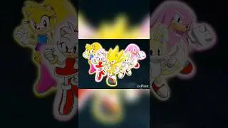 Super Sonic and Friends #shorts #sonicthehedgehog #supersonic #supertails #superamy #superknuckles