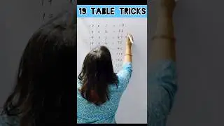 New tricks for tables 🔥💯 Math tables #shorts #short #shortvideo #vedicmaths #viral #trending