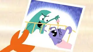 Grammar animation 'Past simple, be'