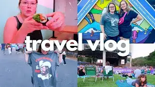 TRAVEL VLOG to see POST MALONE | lots of thrifting, yummy foods & my first real concert!