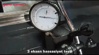 32 lik CNC otomat torna 3 eksen hassasiyet testi