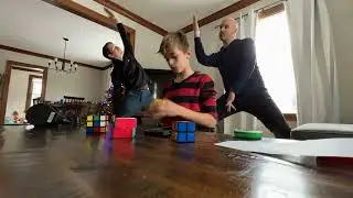 4 Rubiks Cubes in 4 Minutes