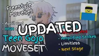 UPDATED Freestyle Teen GOJO Moveset | Jujustu Shenanigans Skill Builder |